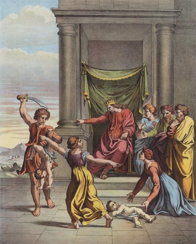 Le jugement de Salomon - after Raphael