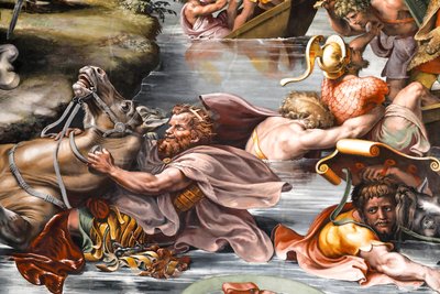 Bataille du pont Milvius (détail) - Raphael