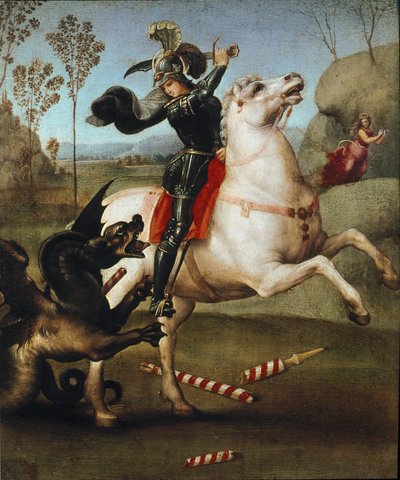 Saint Georges et le dragon - Raphael (1483 1520)