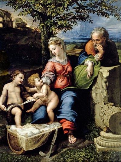La Sainte Famille du chêne, c.1518 - Raphael