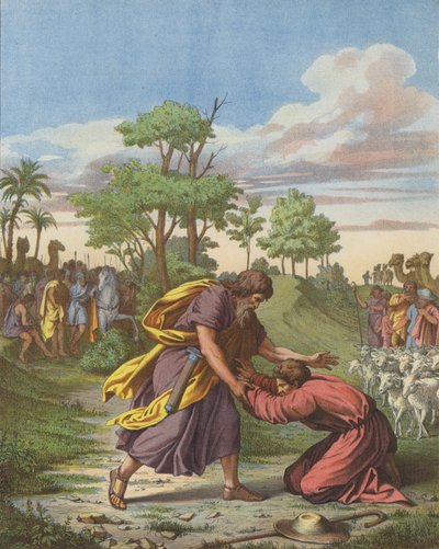 Réconciliation de Jacob et Ésaü - after Raphael