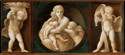Charité, prédelle du retable Baglioni - Raphael (1483 1520)