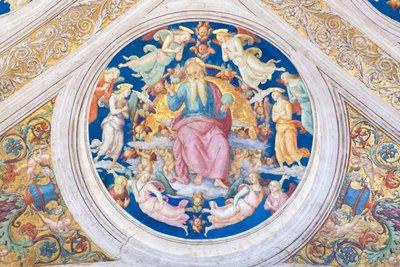Le Créateur en trône parmi les anges et les chérubins - Raphael (1483 1520)