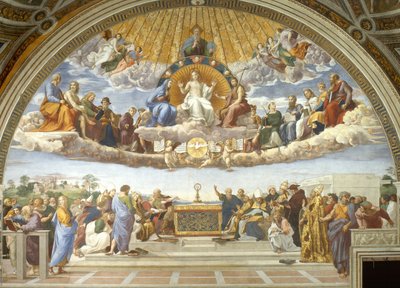 Disputa, de la Stanza della Segnatura - Raphael
