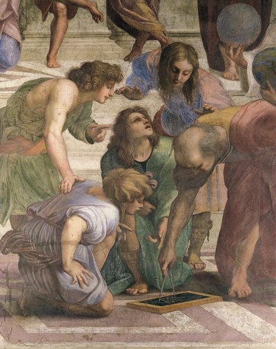 Euclide dessinant l