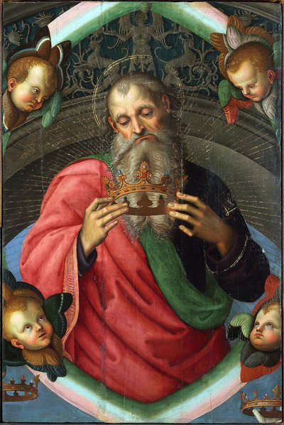 Dieu le Père (fragment du retable Baronci) (détail) - Raphael