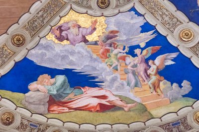 Le rêve de Jacob, plafond de la stanza di Eliodoro, salle d