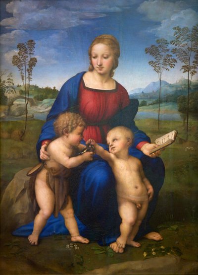 Madonna del Cardellino c.1505-06 (post restauration) - Raphael (1483 1520)