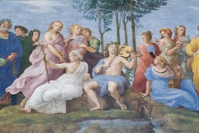 Parnasse, de la Stanza della Segnatura - Raphael (1483 1520)