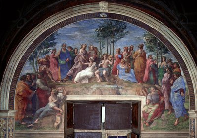 Parnasse, de la Stanza della Segnatura - Raphael (1483 1520)
