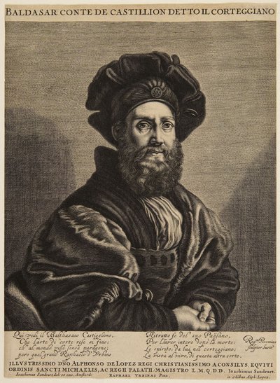 Balthasar, comte Castiglioni (Le Blanc III, no 17 ; Andresen II, no 3) - Raphael