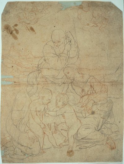 Sainte Famille avec Sainte Élisabeth et l