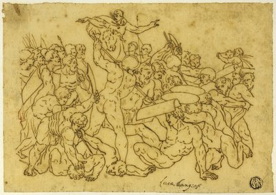 Josué arrêtant le soleil et la lune - Raphael