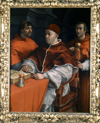 Portrait du Pape Léon X - Raphael
