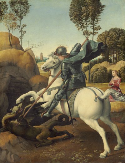 Saint Georges et le Dragon, c.1506 - Raphael