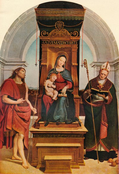 La Madone Ansidei - Raffaello Sanzio Raphael