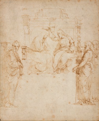 Le Couronnement de la Vierge, début du 16ème siècle - Raphael