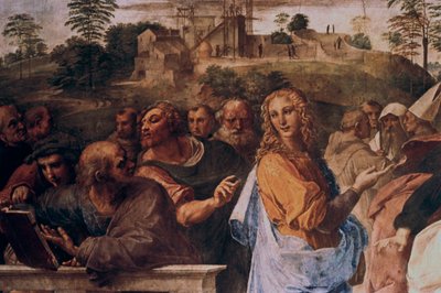 La Dispute sur le Saint-Sacrement (détail), 1508-1509 - Raffaello Sanzio Raphael