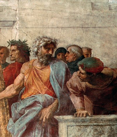 Disputa, de la Stanza della Segnatura, 1508-11 (détail) - Raffaello Sanzio Raphael