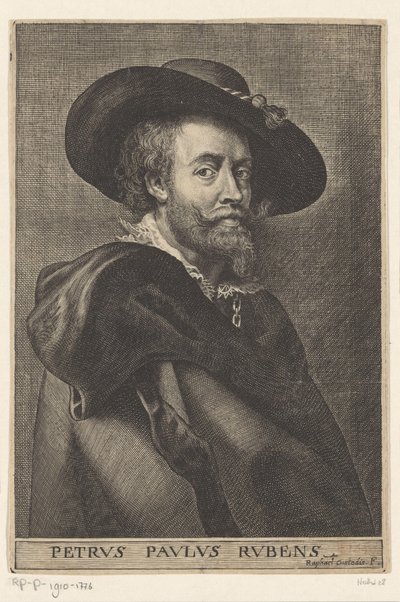Portrait de Pierre Paul Rubens - Raphael Custos