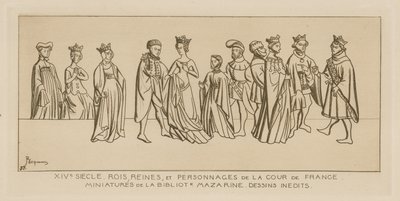 14ème siècle - rois, reines et gens de cour en France - Raphael Jacquemin