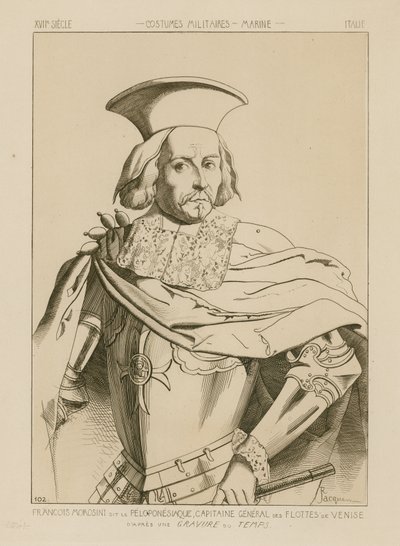 Francesco Morosini, dit Peloponnesiaco, Capitaine Général des Flottes de Venise - Raphael Jacquemin