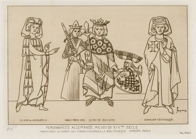 Peuple allemand au milieu du 14ème siècle - Raphael Jacquemin
