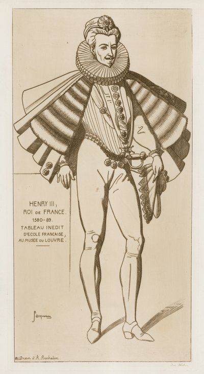 Henri III, roi de France, 1580-89 - Raphael Jacquemin
