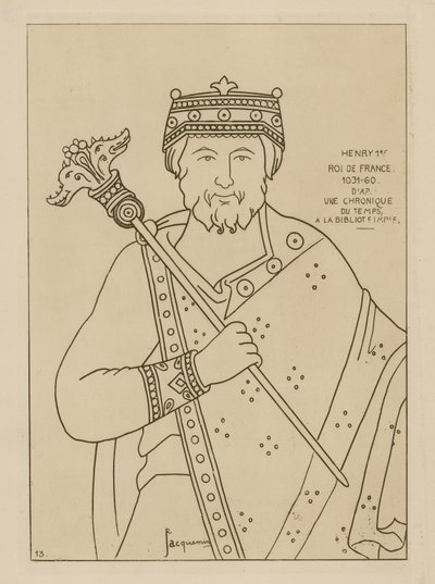 Henri Ier, roi de France, 1031-1060 - Raphael Jacquemin