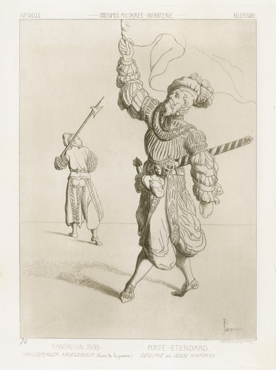 Costumes militaires - Infanterie allemande du XVIe siècle - Raphael Jacquemin