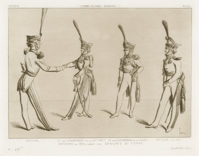 Costumes militaires du XIXe siècle - Infanterie russe - Raphael Jacquemin