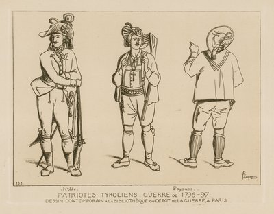 Patriotes tyroliens, Guerre de 1796-1797 - Raphael Jacquemin