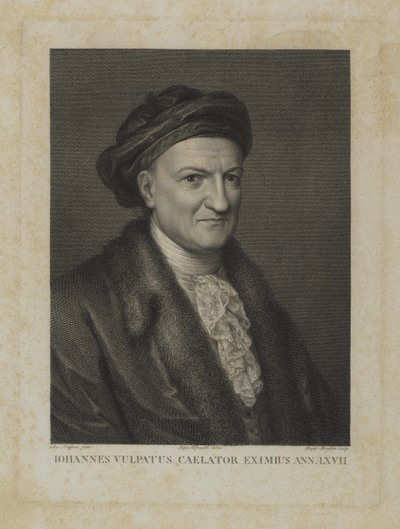 Johannes Vulpatus Caelator Eximus Ann. LXVII - Raphael Morghen