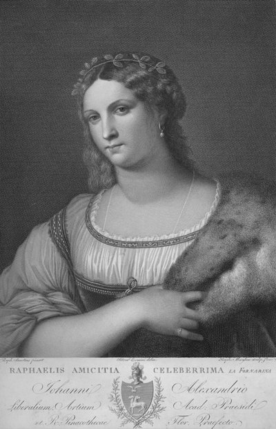 La Fornarina, vers 1814 - Raphael Morghen