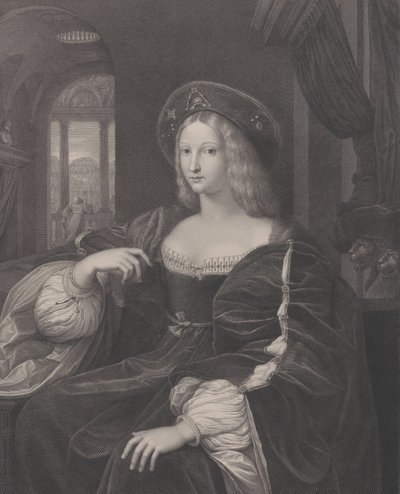 Portrait de Doña Isabel de Requesens y Enríques de Cardona-Anglesola anciennement identifié, 1821 - Raphael Morghen