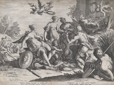 Le Jugement de Pâris, 1589 - Raphael Sadeler
