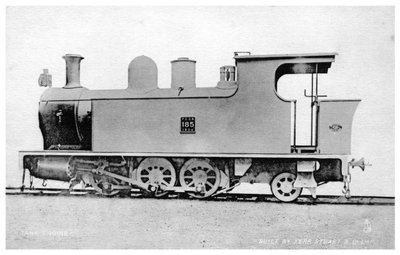 Locomotive à vapeur construite par Kerr, Stuart et Co, début du 20e siècle - Raphael Tuck