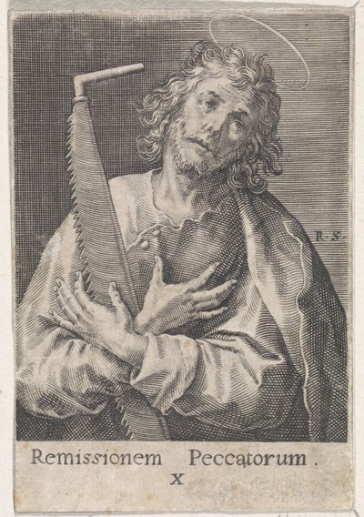 Apôtre Simon le Zélote - Raphaël Sadeler (I)