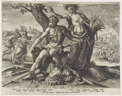Tempérament colérique - Raphaël Sadeler (I)