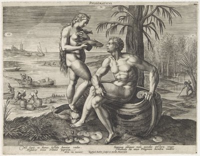 Tempérament flegmatique - Raphaël Sadeler (I)