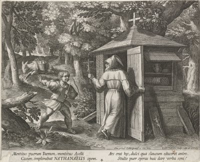 Saint Barthélemy en ermite - Raphaël Sadeler (I)