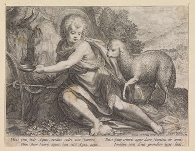 Jean-Baptiste jeune homme près d