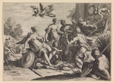 Le Jugement de Paris - Raphaël Sadeler (I)