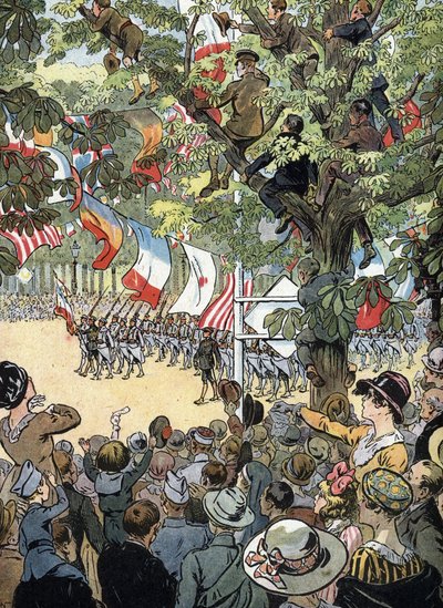 Première Guerre mondiale : Le défilé de la victoire sur l