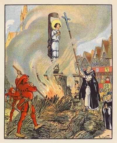 Supplice de Jeanne à Rouen - Raymond de la Neziere