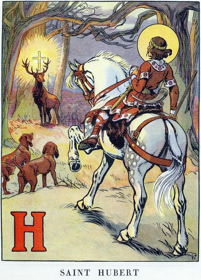 La vision de Saint Hubert - Raymond de la Neziere