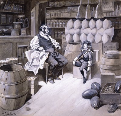 M. Hobbs, dit Cedric, un comte est assis sur cette boîte maintenant!, illustration pour 