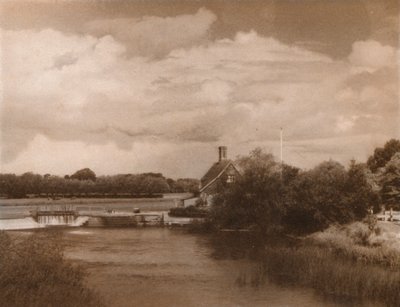 Écluse de Goring, vers 1927 - Reginald Belfield
