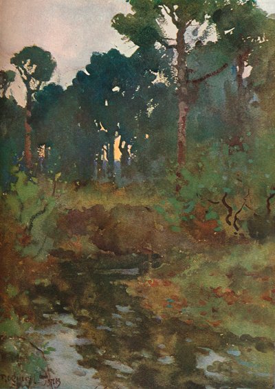 Étude de paysage décoratif, vers 1903, 1903-1904 - Reginald Jones
