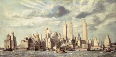 Lower Manhattan - Reginald Marsh
